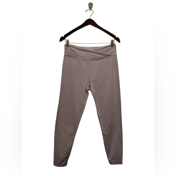 SWEATY BETTY All Day Wrap Waist 7/8 Legging Sb837178 Dusk-Pink 10 - Picture 6 of 10